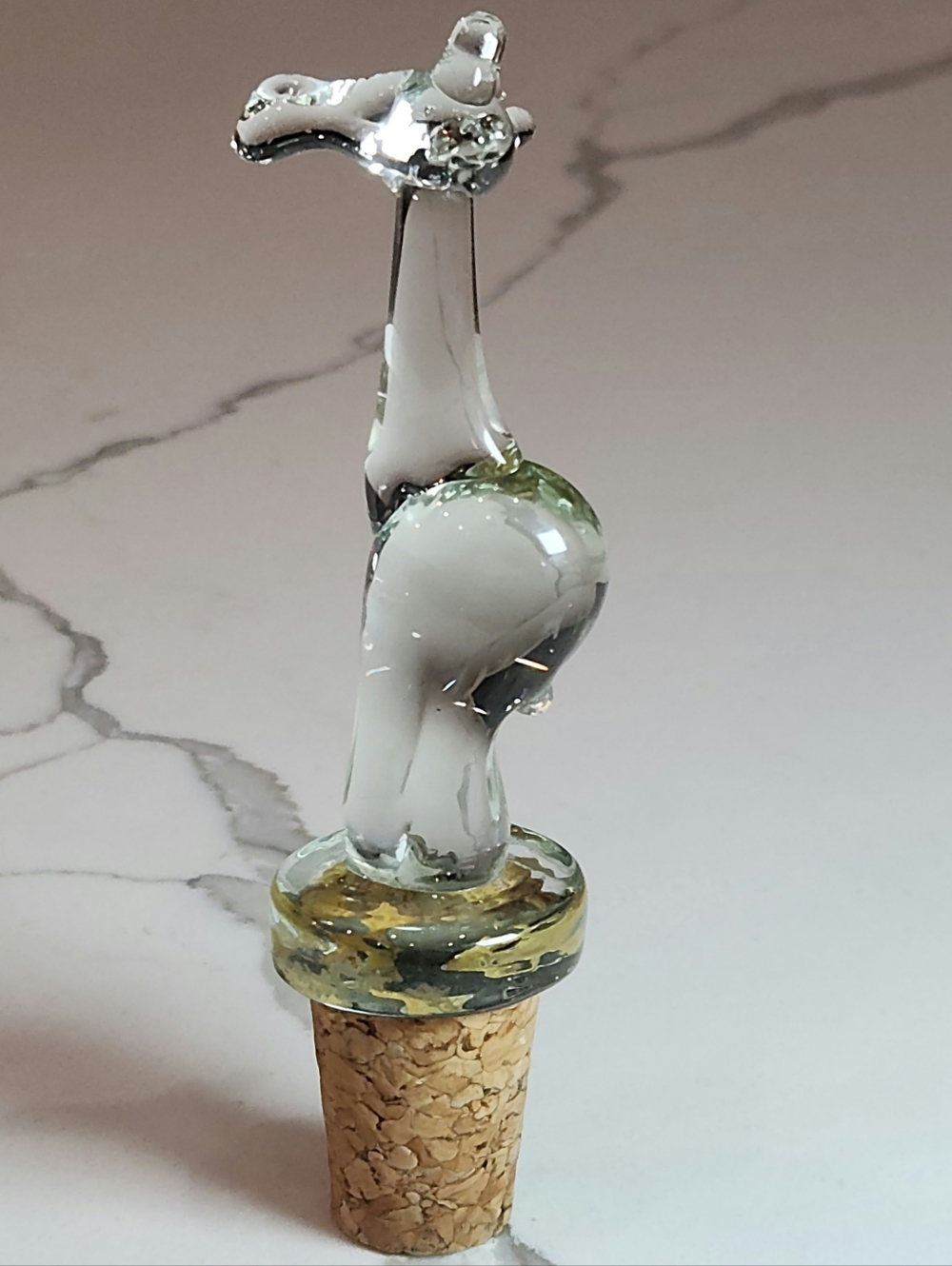 Safari Chic: Hand-Sculpted Giraffe Wine Accessory & Hostess Gift